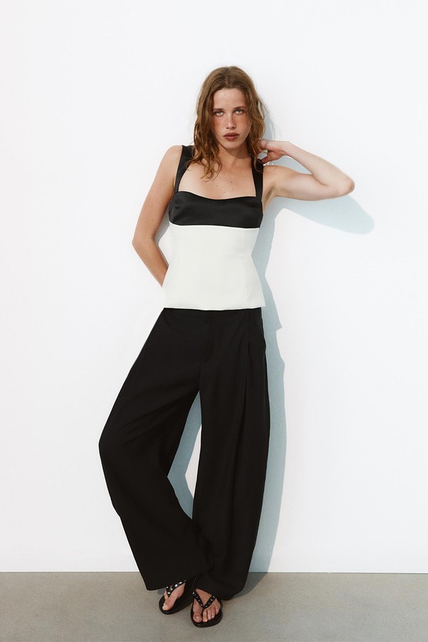 Top With Tie-Back Detail