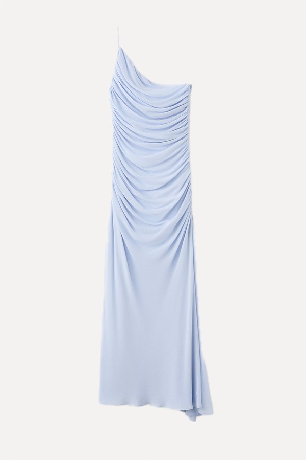 Asymmetrical Pleated Dress from Mango