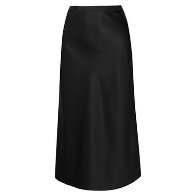 Silk-Satin Midi Skirt from Joseph