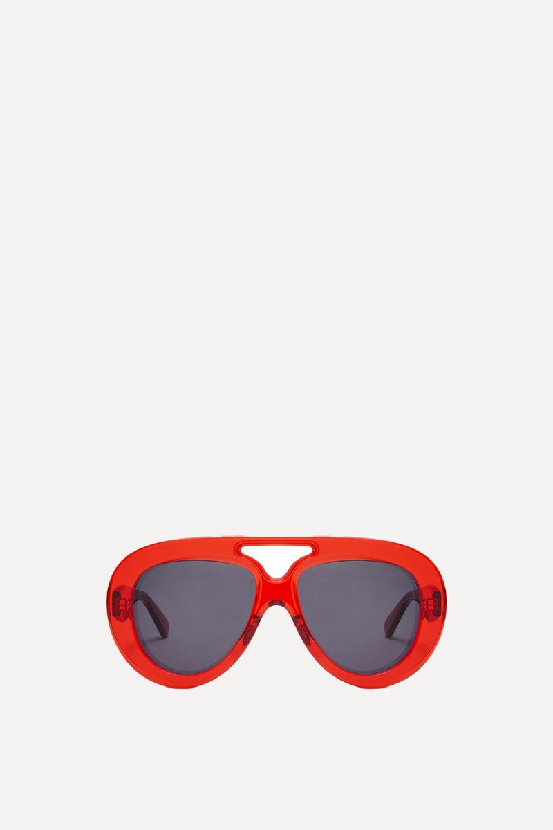 Round Spoiler Aviator Sunglasses, £260 | Loewe