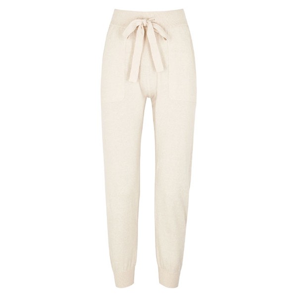 Cream Sweatpants from Lee Mathews