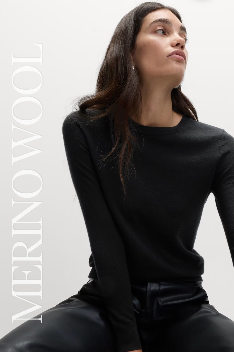 Pure Merino Wool Crew Neck Jumper from Marks & Spencer