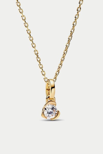 Talisman 14k Gold Lab-grown Diamond Heart Pendant Necklace