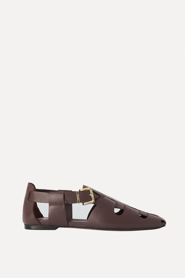 Liliana Leather Square Toe Roman Fisherman Sandals from JOHN LEWIS