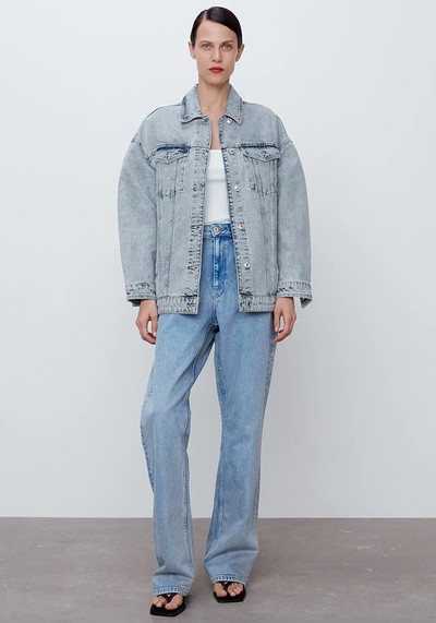 Oversized Denim Jacket from Zara