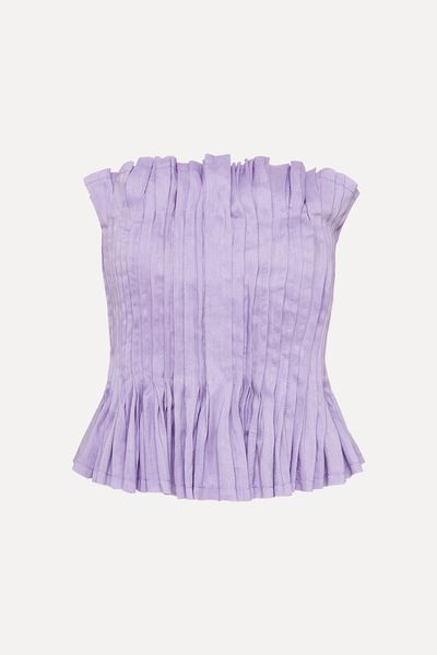 Horizon Pintucked Corset Top