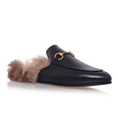Leather Princetown Slippers from Gucci