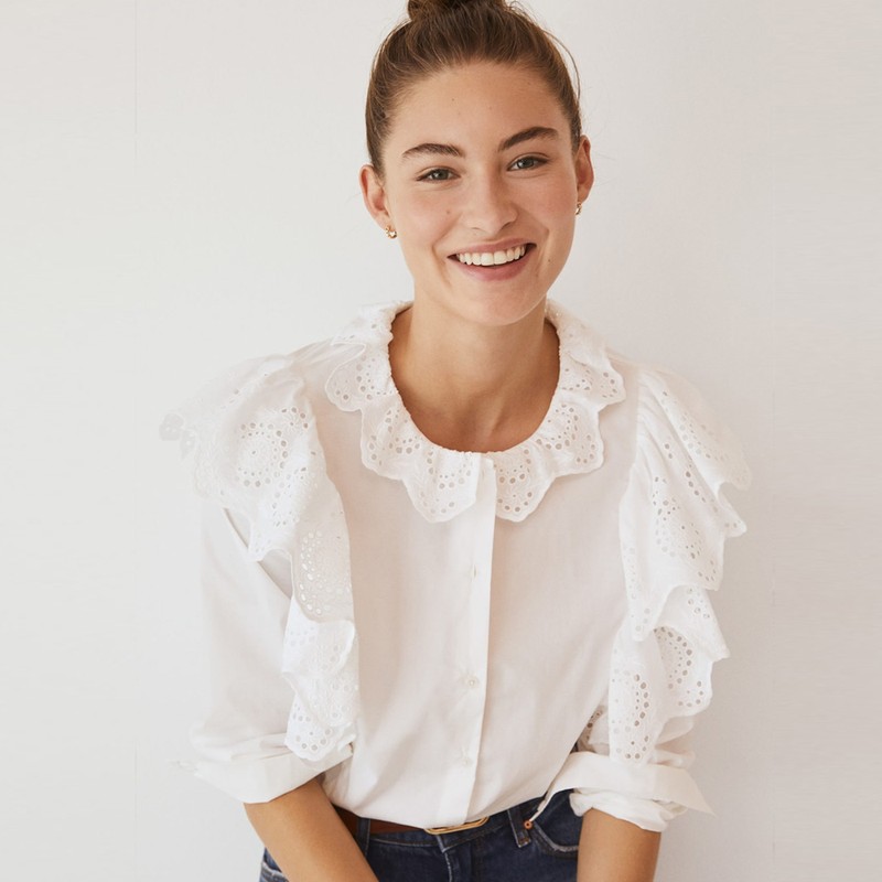 20 Broderie Anglaise Blouses To Wear Now