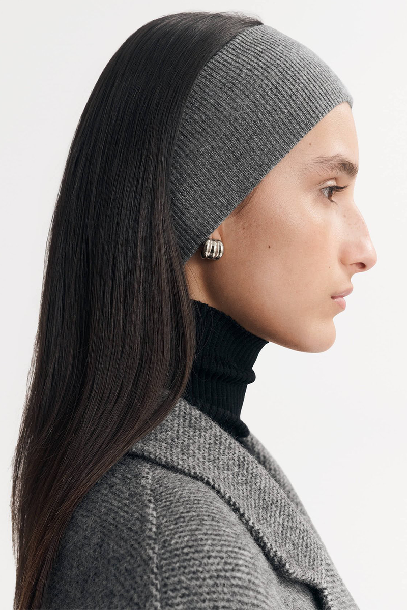 Knitted Headband from Soft Goat