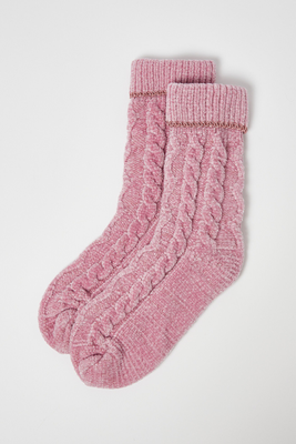 Chenille Ankle Socks from Oliver Bonas