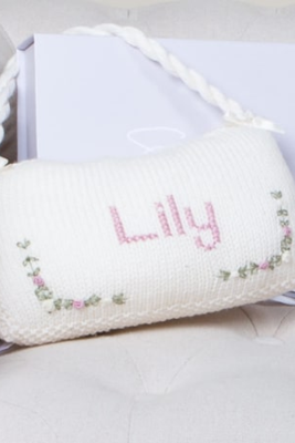 Embroidered Personalised Name Sign, £42.95 | The Nursery Window