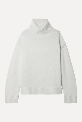 Wool & Cashmere-Blend Turtleneck Sweater from Allude