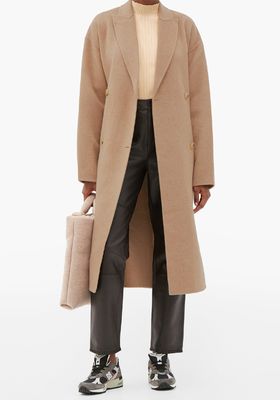 Double-Breasted Belted Wool Coat from Acne Studios