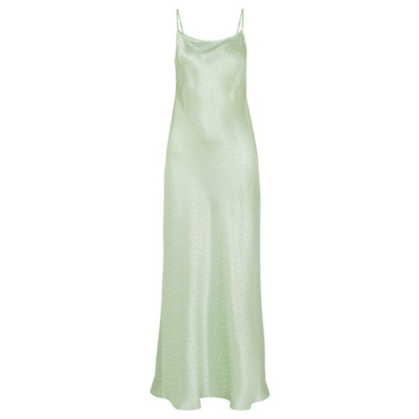 Holly Polka-Dot Silk-Charmeuse Jacquard Dress from Rixo