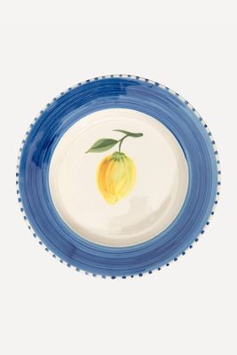 Sicilian Lemon Ceramic Plate from Anna + Nina