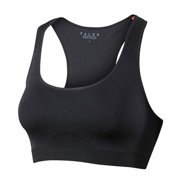 Madison Low Support Bra Top Black from Falke