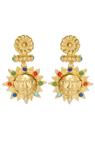 Treasures Sun Earrings from Soru Jewellery