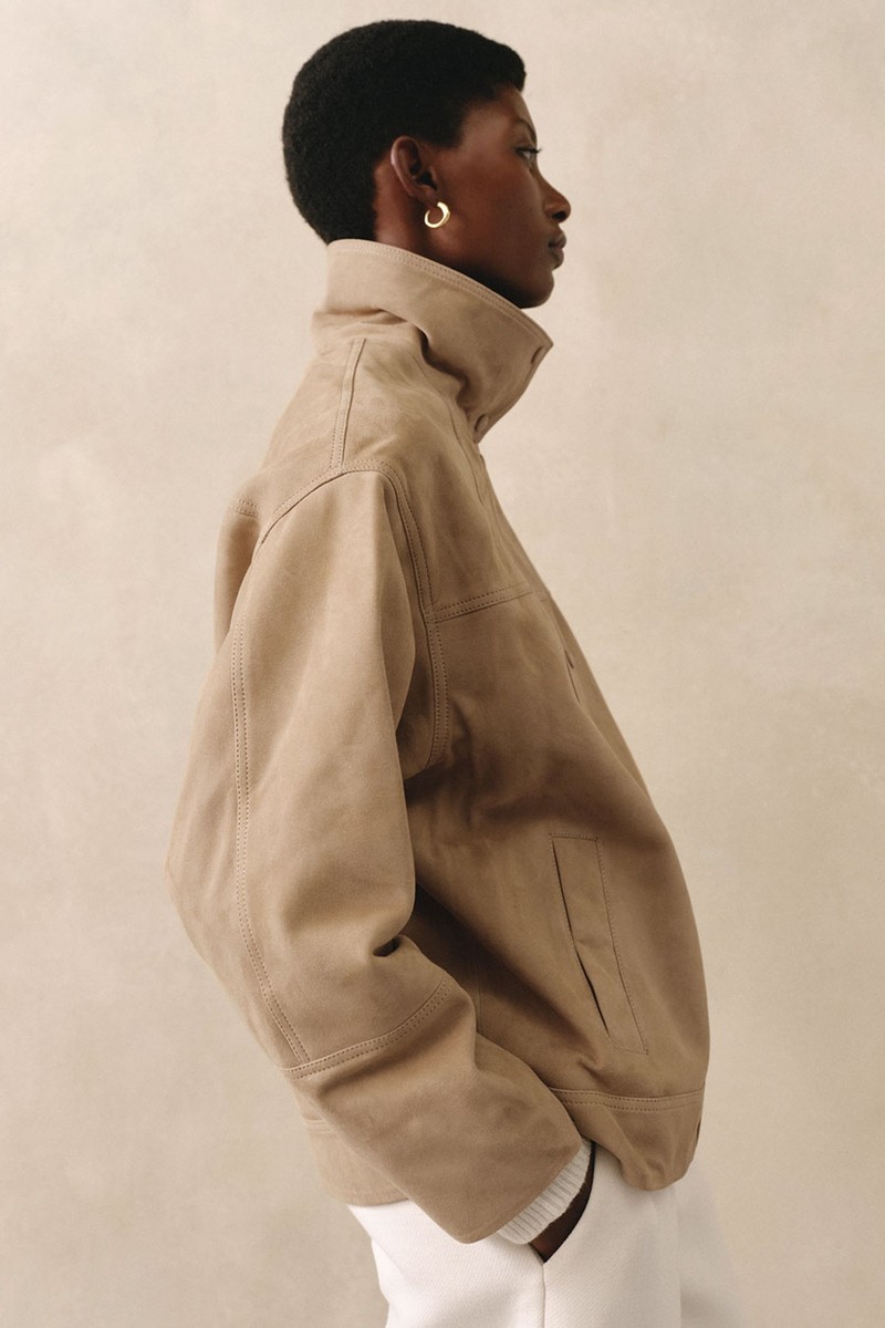 Suede Batwing Jacket from The White Company