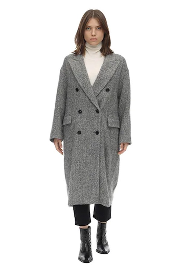 Habra Wool Blend Coat from Isabel Marant Étoile