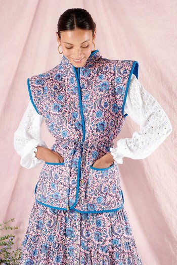 Jemima Gilet, £215 | Neve & Noor