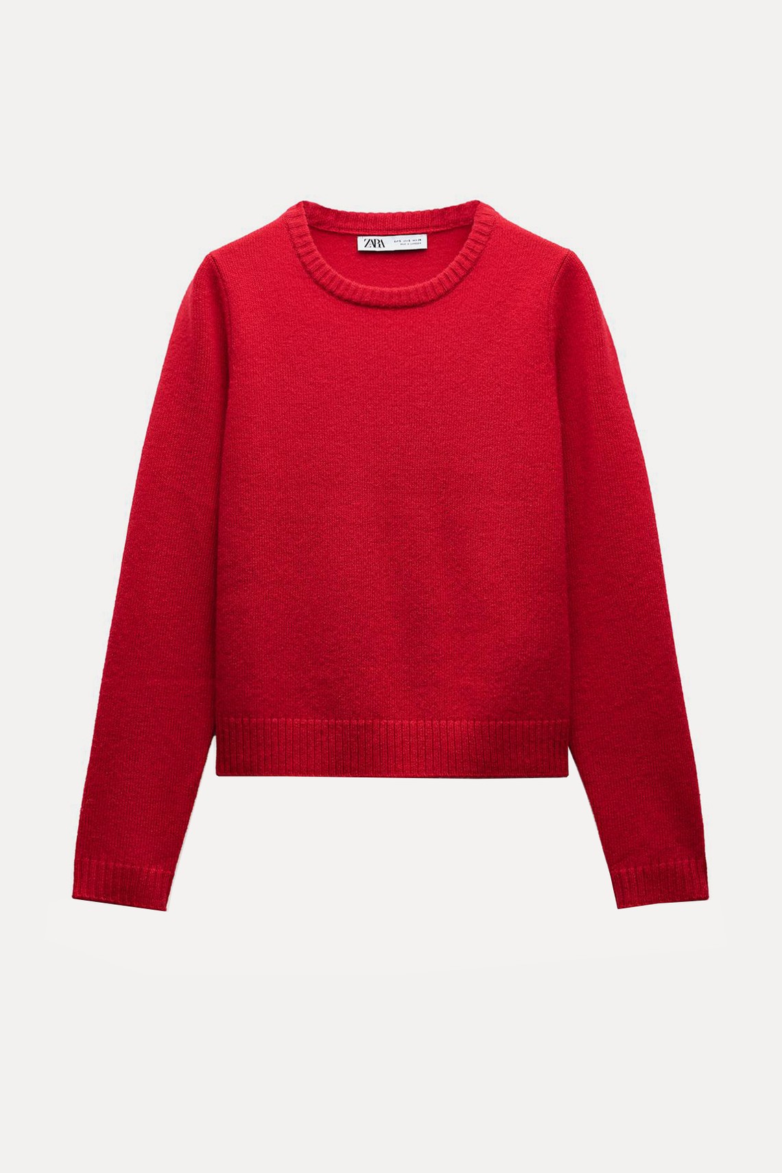 100% Wool Basic Sweater from Zara