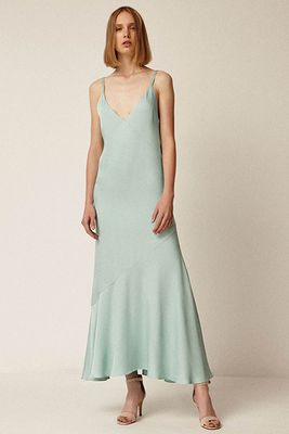 The Boudicca Dress In Turquoise