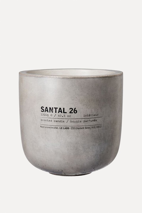 Santal 26 Large Concrete Candle from Le Labo