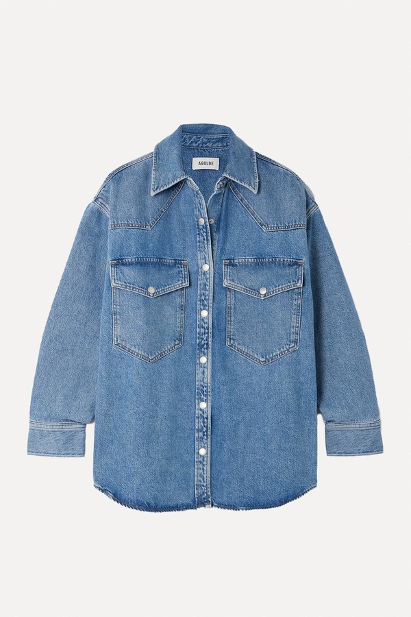 Lotta Organic Denim Shirt from AGOLDE