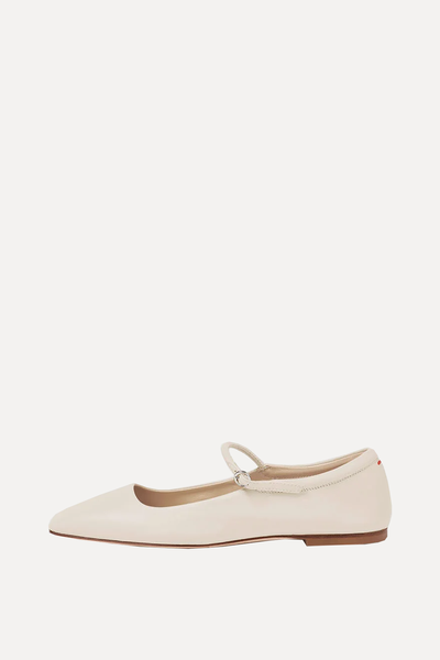 Uma Creamy Nappa Mary Jane Ballet Flats from Aeyde