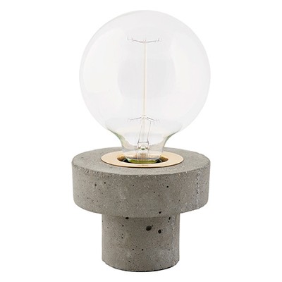 Concrete Brass Pin Light