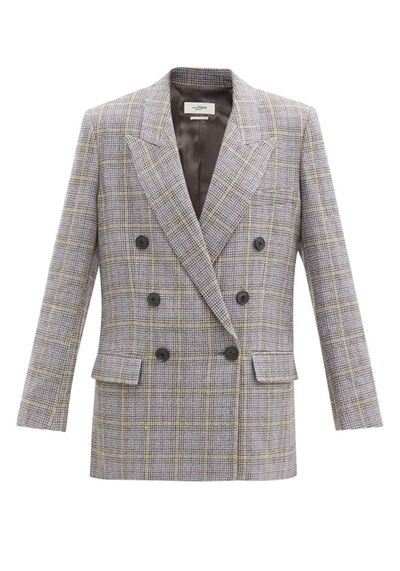 Leaganea Prince Of Wales-Check Blazer from Isabel Marant