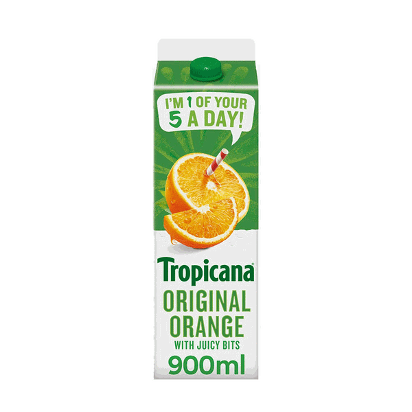 Orange Juice with Bits Original from Tropicana