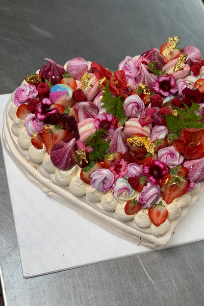 Heart Pavlova from Meringue Girls