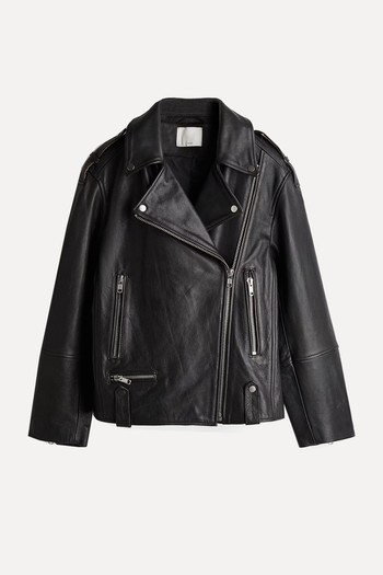 Coated Biker Jacket