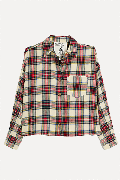 Check Cropped Shirt from River Island