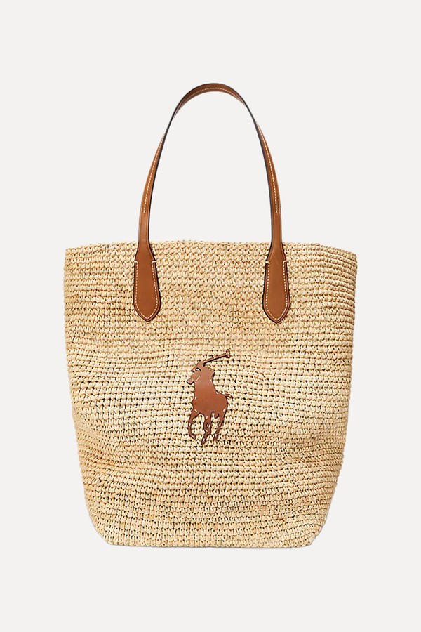Big Pony Raffia Large Tote