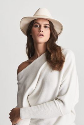 Ashbourne Wool Fedora Hat from Reiss