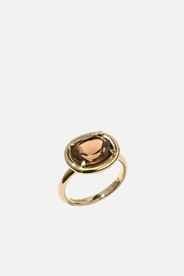 14kt Oval Domino Ring