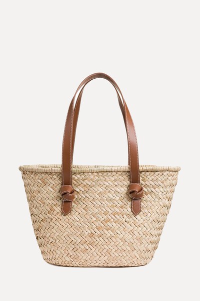 Straw Tote Bag from La Redoute