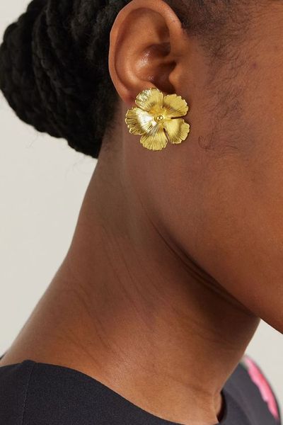 Rowena Gold-Tone Earrings  from Jennifer Behr 