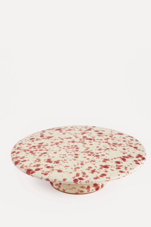 Cranberry Cake Stand from Hot Pottery