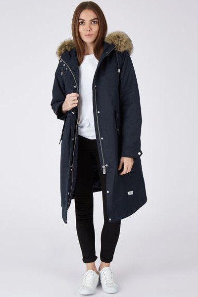 HAWLEY Longer Length Parka, Navy