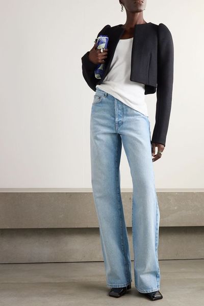 High-Rise Straight-Leg Jeans from Dries Van Noten