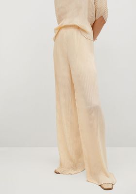 Pleated Palazzo Trousers from Mango