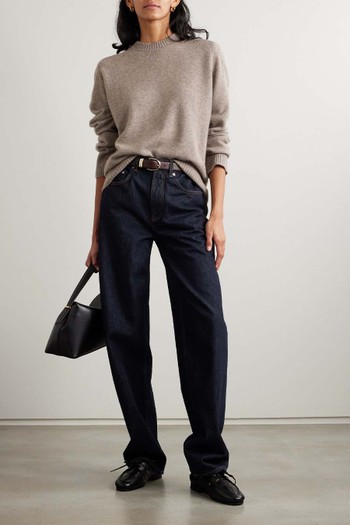 Samur High-Rise Straight-Leg Organic Jeans from Loulou De Saison