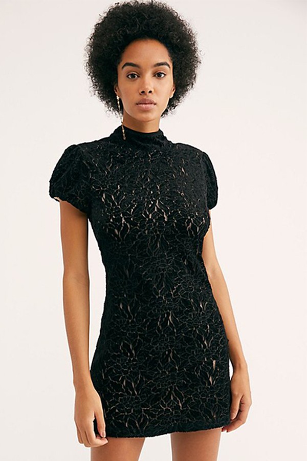 Hide and Seek Velvet Mini Dress from Free People