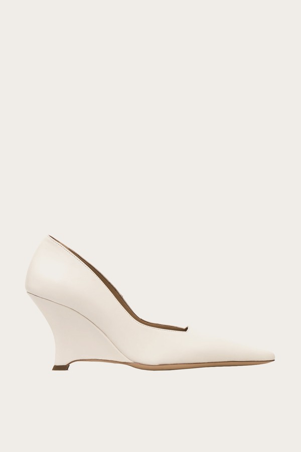 Pointed Leather Wedge Pumps from COS