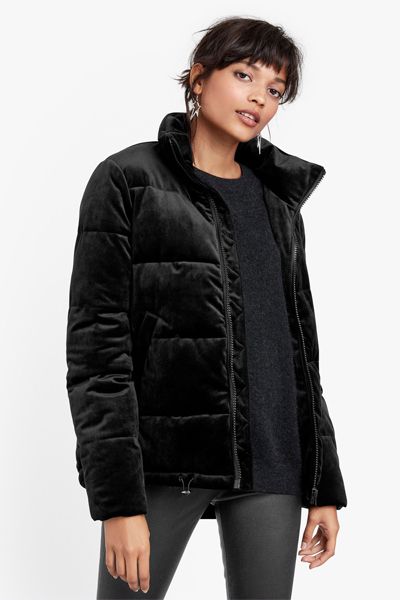 Velvet Puffer Jacket from Hush