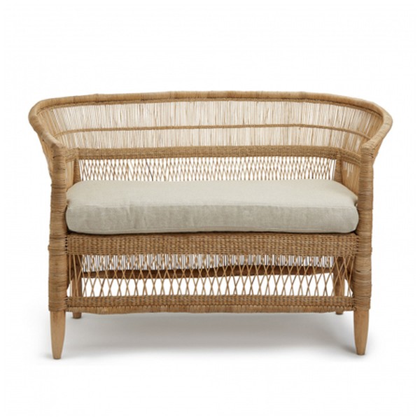 Havana Two Seater Cane Sofa