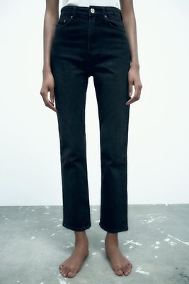 High-Rise Stove Pipe TRF Jeans from Zara
